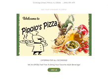 Tablet Screenshot of pipolospizza.com